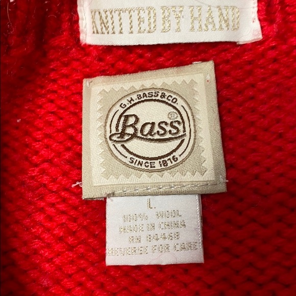 G.H. Bass & co holiday sweater L - Picture 6 of 8